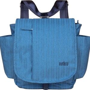 HAIKU To Go Convertible 2.0 Crossbody and Backpack Messenger-Style Travel Bag wi